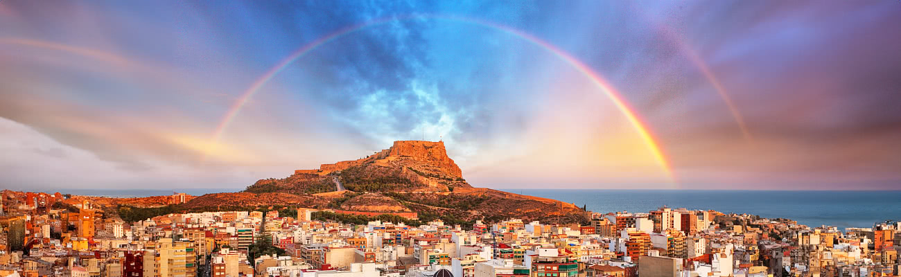 Rainbow over Alicante