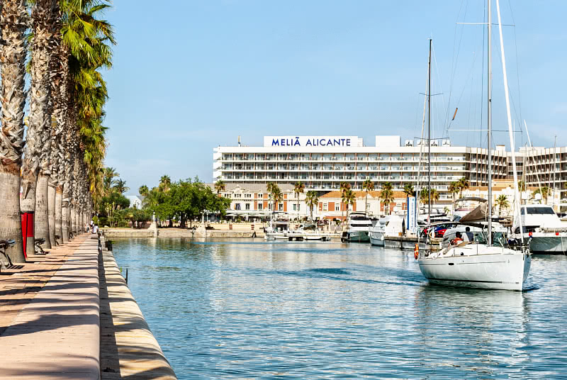Melia Hotel in the Alicante Harbor Area