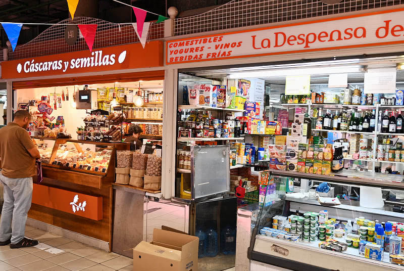 Mercado Central market hall in Alicante