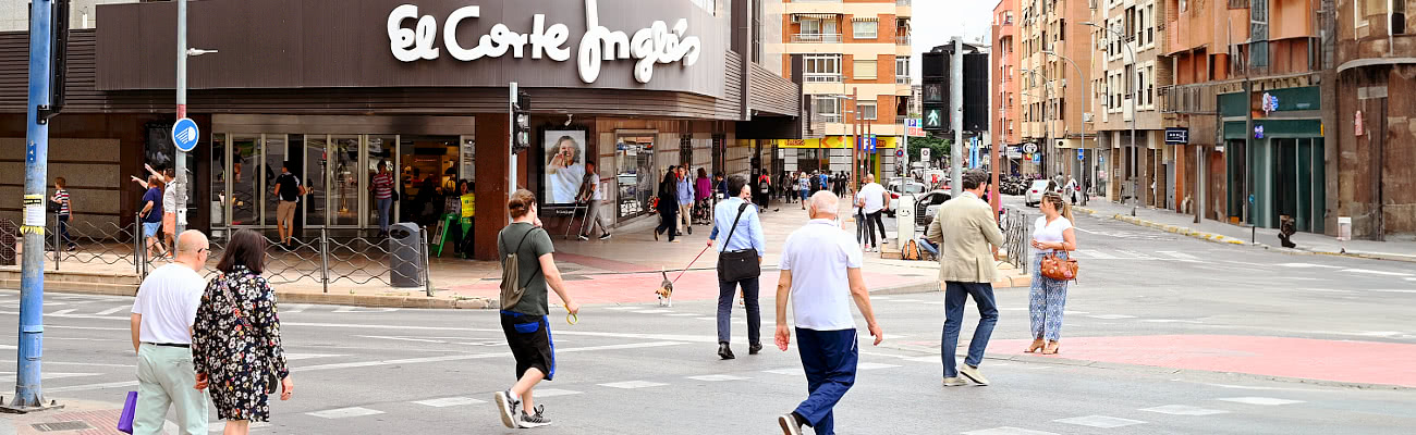 El Corte Ingles department store in Alicante
