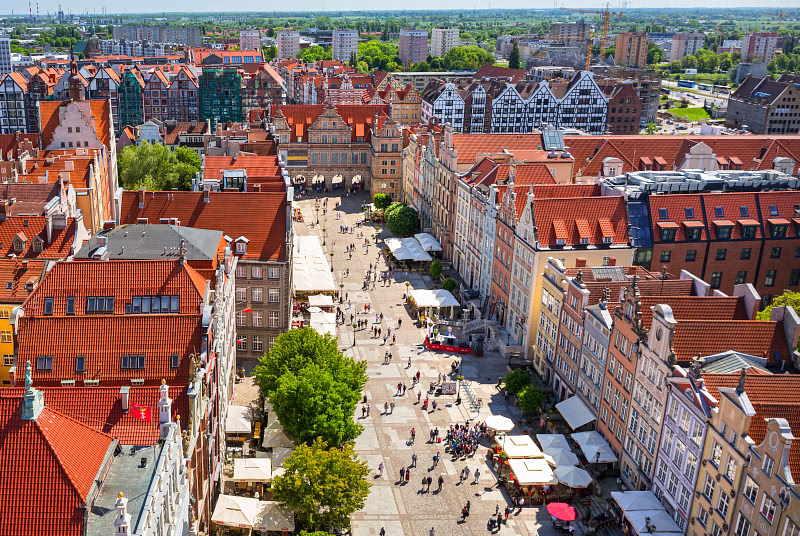The Royal Road viewed from above