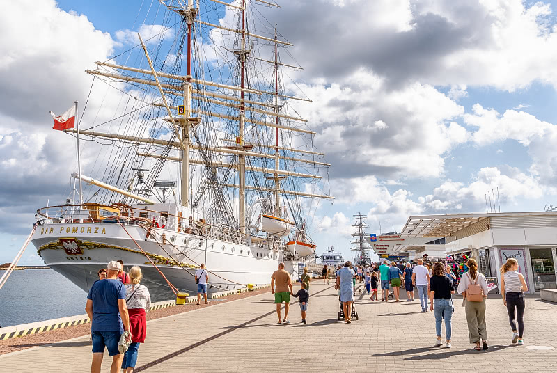 Dar Pomorza sailing ship, Gdynia